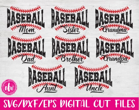 Download Baseball Family, SVG, DXF, EPS, Cut File, Sports, Mom, Dad ...