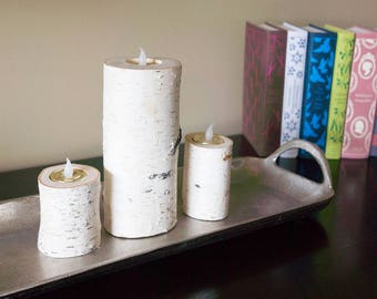 Tree Branch Flameless Candle