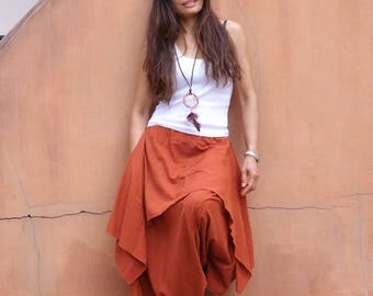 Harem Pants ...Yoga Wear...Dance Wear...Color Orange