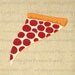 Printable Pizza Slice Digital Image Pepperoni Pizza Download