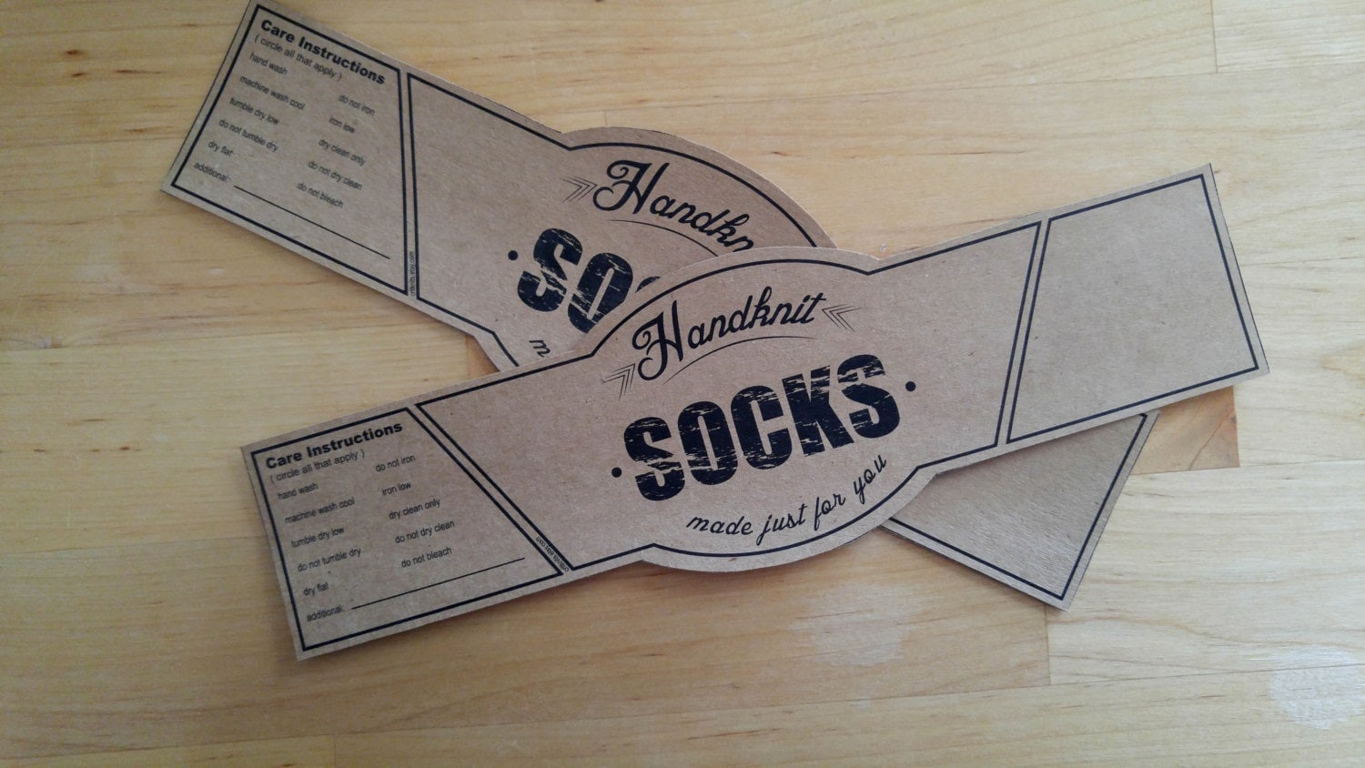 Sock Labels PRINT YOUR OWN