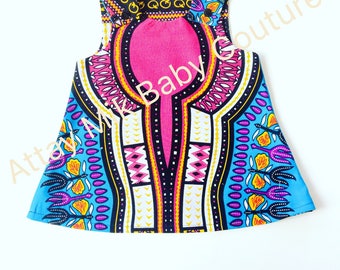 African Clothing. Baby Dashiki. Dashiki outfit. Baby Dashiki summer dress. Different colors available ( see options)