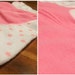 Cutest Vintage Thumper Bunny Footed Pajamas PJs Sleeper Zip Up Pink & White w/Stars Size Newborn, 0-6 months Baby Girl Bambi