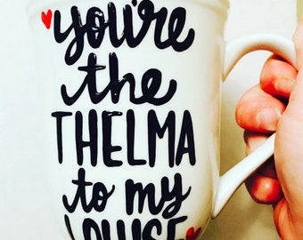 Best friend mug- best friend gift- thelma and louise- wedding shower gift - coffee mug besties best friends forever