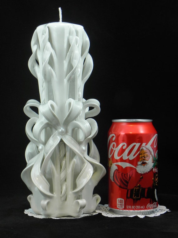 Personalized Unity Candle SET 10 Hand Carved by TwoLadiesAndBunny