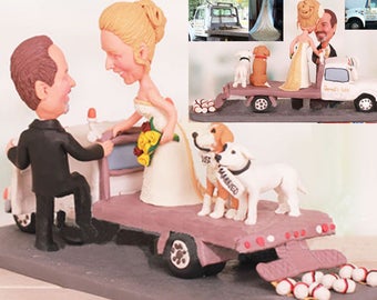 ELEPHANT Wedding  Cake  Topper  Warranty Protection Included