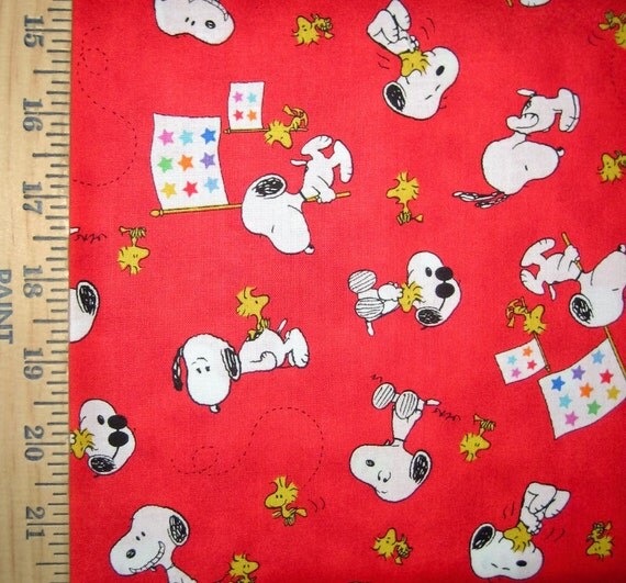 Charlie Brown Peanuts Cotton Fabric by Quilting Treasures