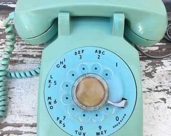Vintage Green Telephone