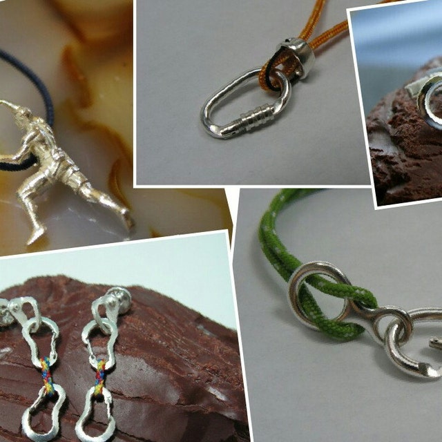 Rock Climbing Jewelry by cococlimb by CocoClimbingJewelry on Etsy