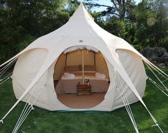13ft Lotus Belle Outback Tent yurt, burning man, glamping festival tent
