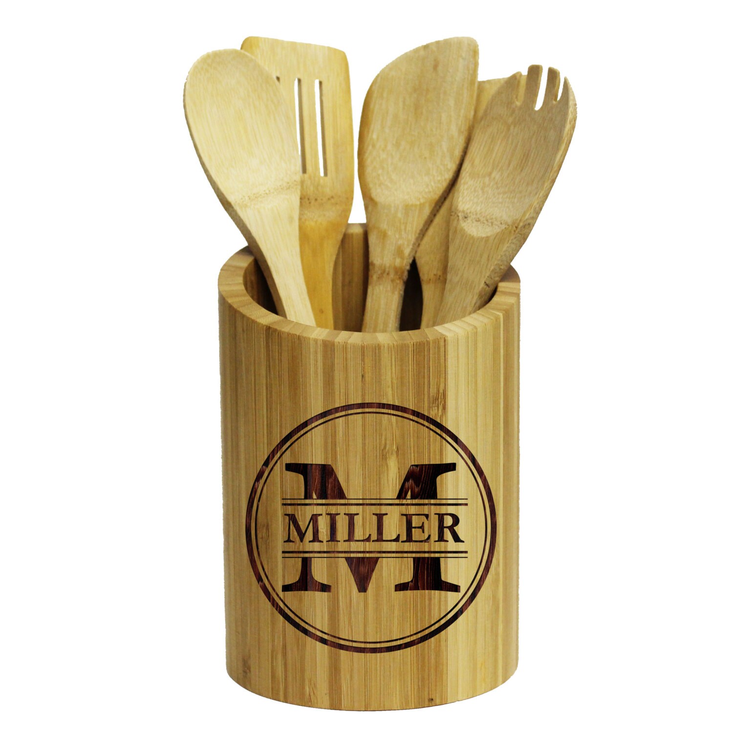 Personalized Utensil Holder Kitchen Tool Holder Utensil
