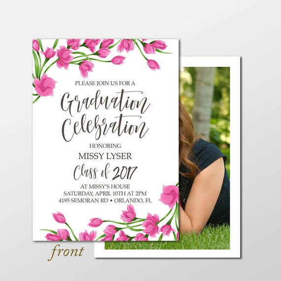 college graduation party invitations