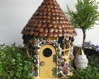 Fairy House, Fairy Garden House, Happy Cottage
