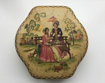 Vintage Container, Tin Box