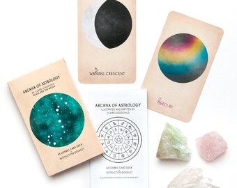 Arcana of Astrology, Astrology Oracle, Oracle Deck, Oracle Cards, Astrology Tarot Deck, Tarot Deck, Tarot Cards