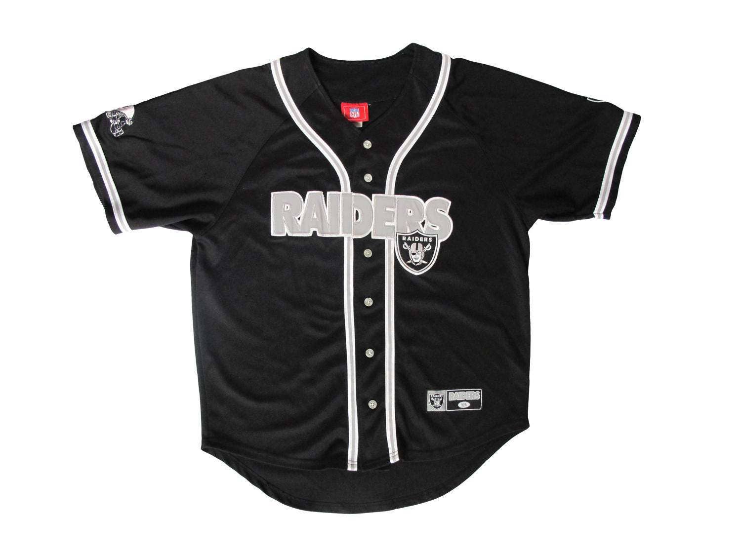 vintage raiders baseball jersey