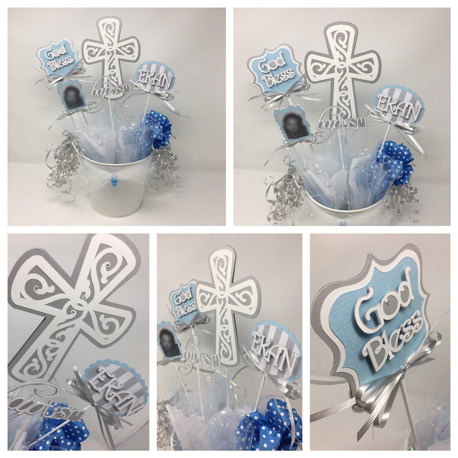 Baptism Centerpiece Christening Centerpiece Table