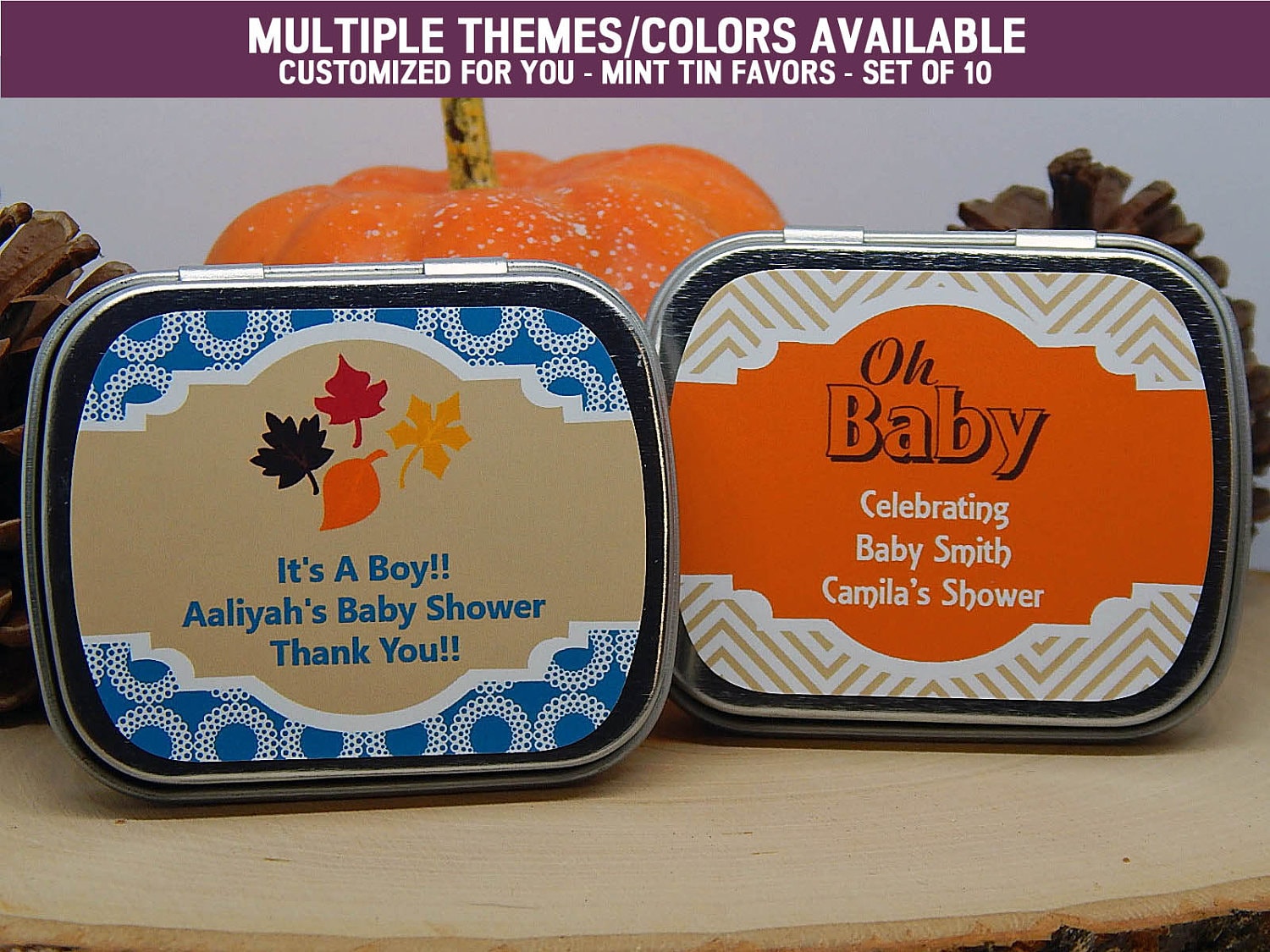 Fall Baby Shower Fall Baby Shower Favors Fall in Love Baby