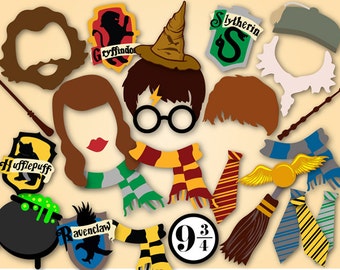 Instant Download Harry Potter Photo Booth Props, Harry Potter Birthday Party Photo Booth Props, Harry Potter Party Printable Prop 0142