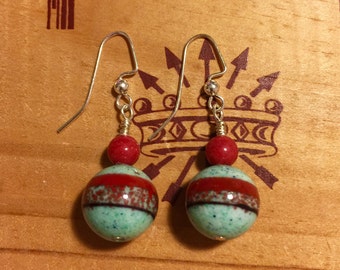 earrings ceramic