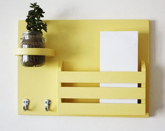 Coat rack, mail organizer, handmade mail organizer, pallet furniture, coat hanger, reclaimed wood, entry organizer,