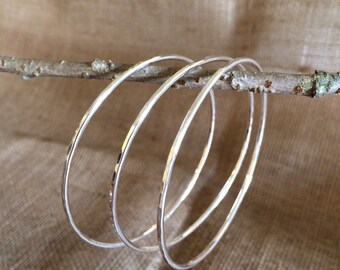 Delicate Sterling Silver Bangle