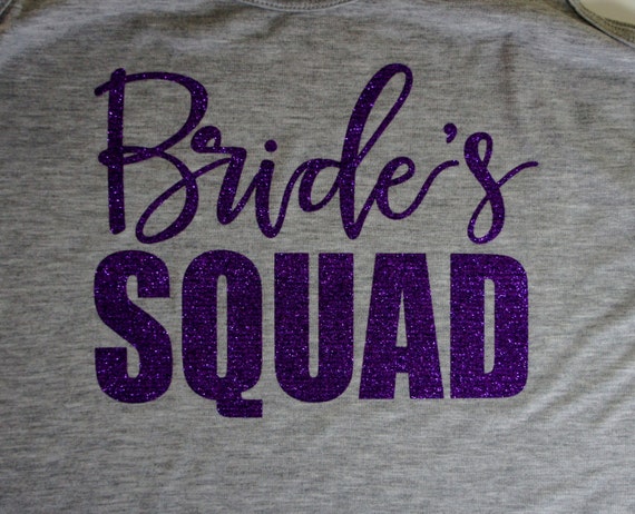 bride squad t shirt