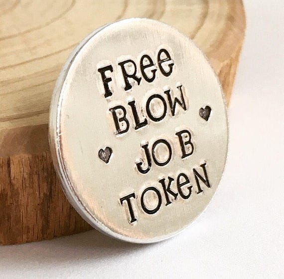 Free Blow Job Token Rude Gift Gifts for Groom Gifts for