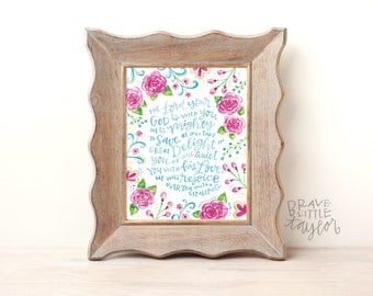 Bible Verse Wall Art Zephaniah 3:17 ... mighty to save Home