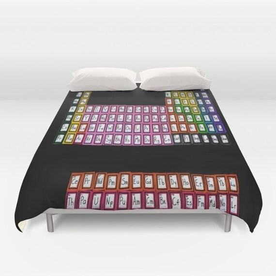 Periodic Table Duvet Cover