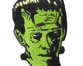 Green Frankenstein Monster Patch