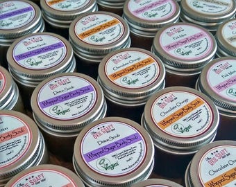 Mini Sugar Scrubs - Body Scrub - Vegan Body Scrub - Travel Sugar Scrubs - Coconut Sugar Scrub - Lavender Sigar Scrub - Rose Sugar Scrub