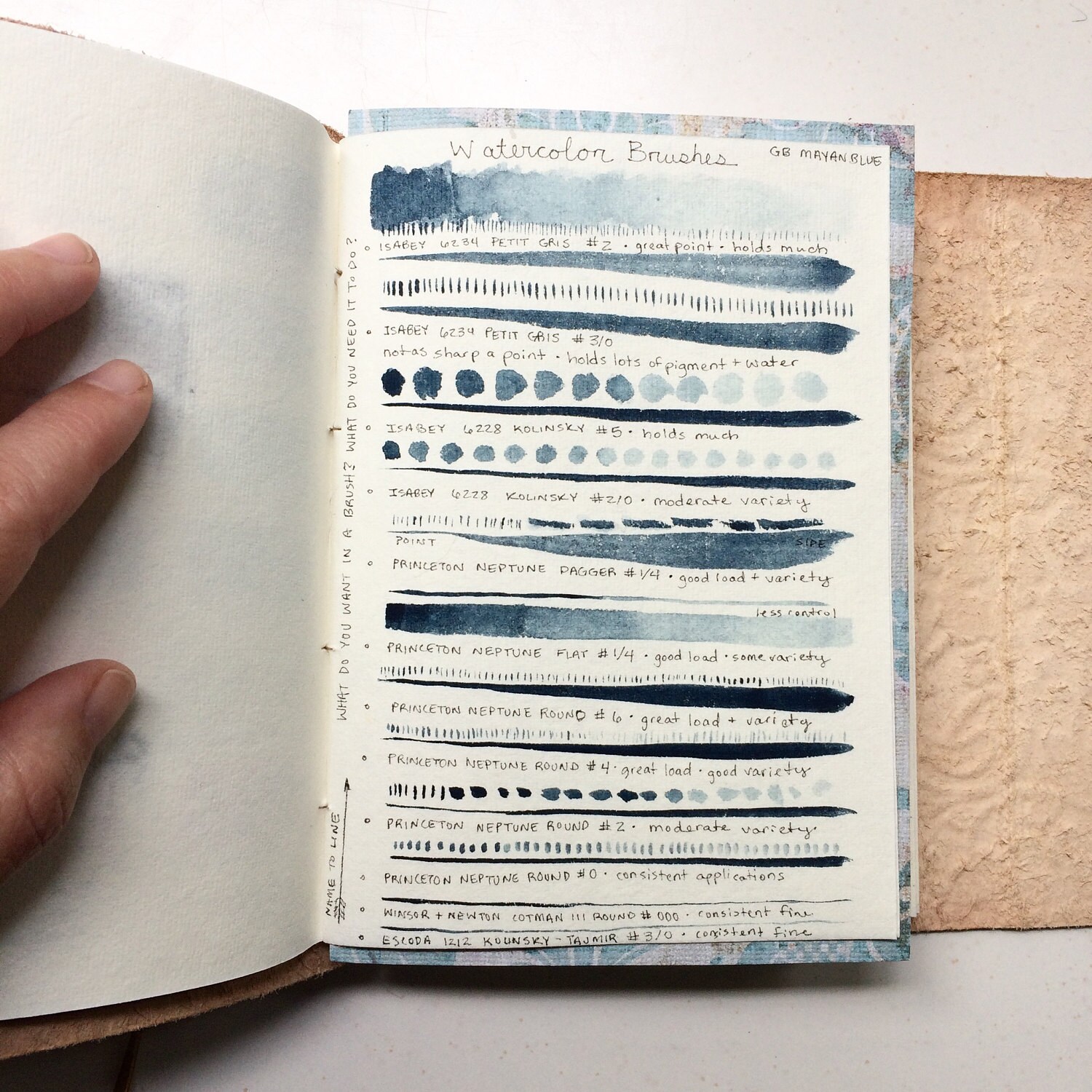 watercolor brush samples 1