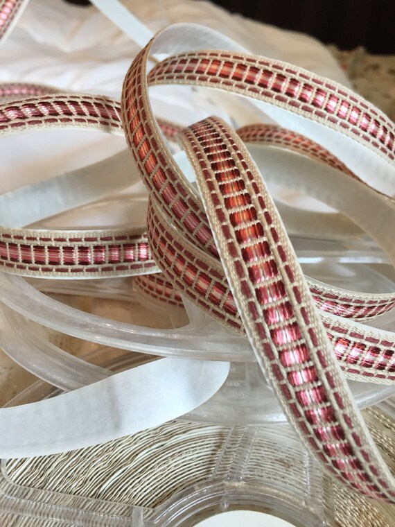 Vintage/Antique French Upholstery Trim Adhesive Backing from