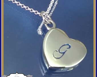 Cremation Urn Jewellery - Heart Cremation Urn Pendant - In Memory Of Jewellery - Cremation Jewellery - Personalised Urn Necklace - Jewelry