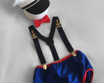 Baby Boy First Birthday Outfit, Cake Smash Outfit Boy, US Marine Corp 1st Birthday dressup, Baby photo shoot outfit, Baby Boy Photo Prop