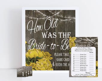 Guess the brides age | Etsy