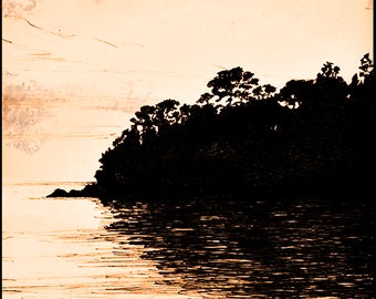 Aceo Print - Limited edition - Trelo ,S.Michele di pagana - Rapallo- Italy