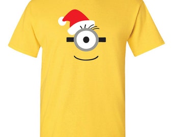 Mens minion christmas t shirt uk