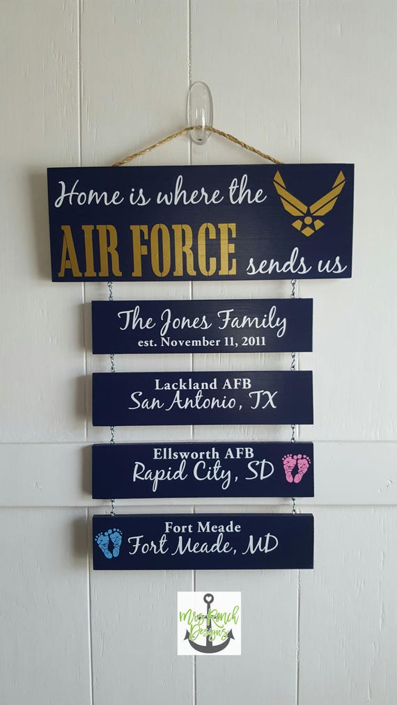 Home is where the Air Force sends.. US Air Force Patriotic