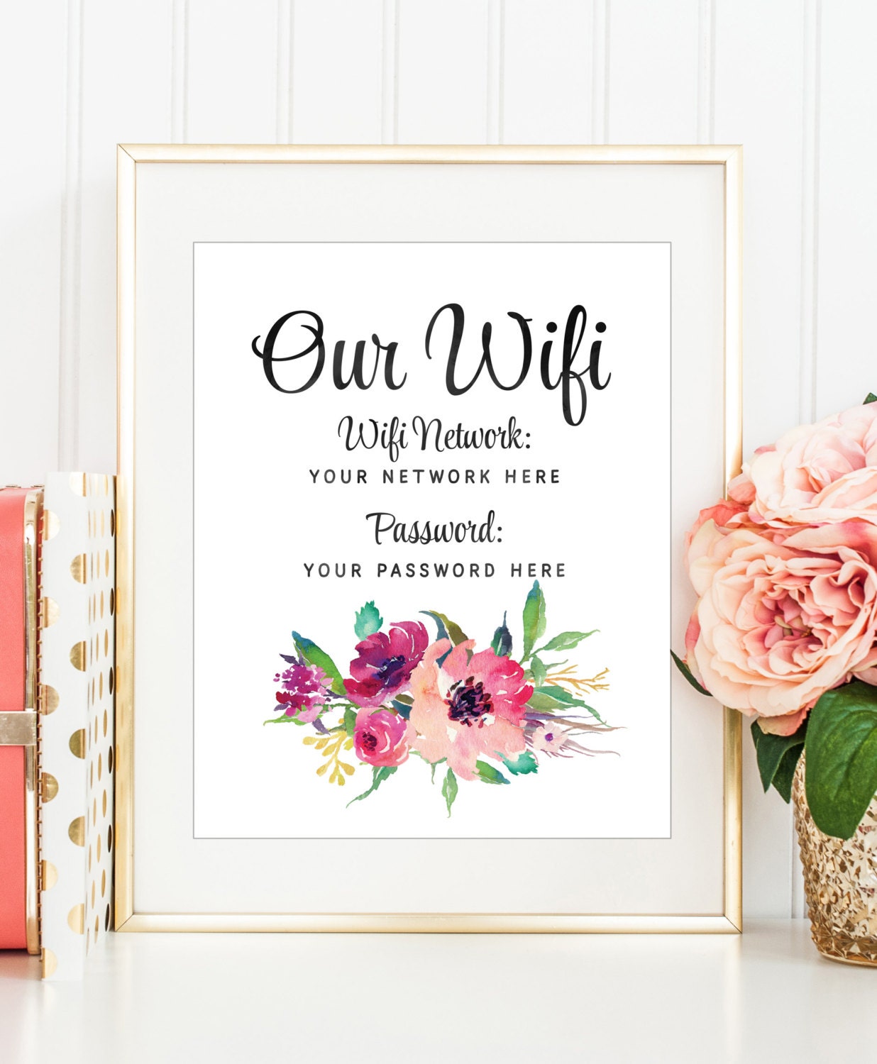 WiFi Password Print Wifi Password Printable Internet