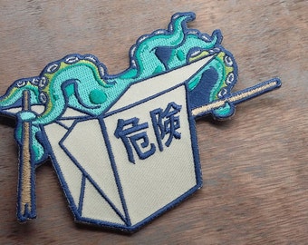 Killer Dish (Danger!) Embroidered Patch