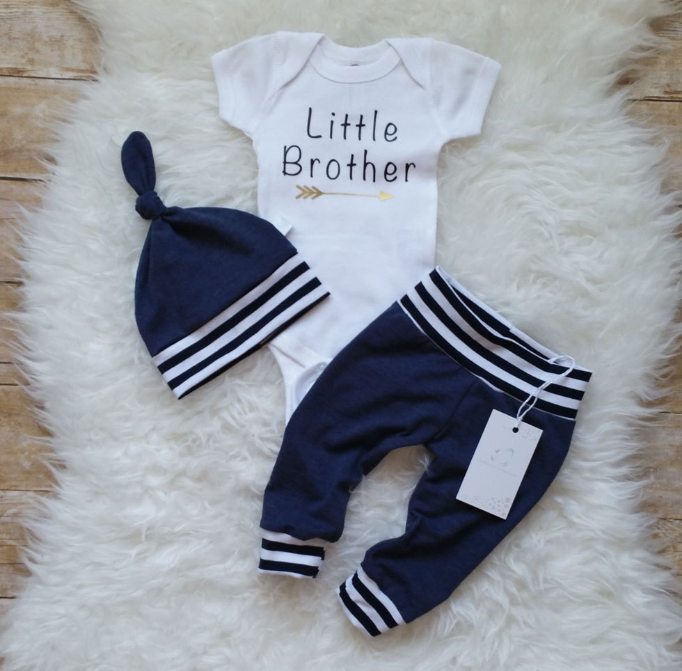 Born To Play Soccer With Dad Newborn Baby Boy Short Sleeve Going Home Outfit White Boys Outfits