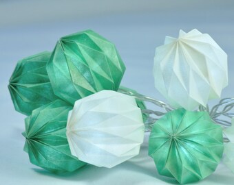 Garland Origami, lamp Party decoration, Led fairy light Decoration LED string lights Warm Light Relaxing