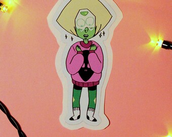 STEVEN UNIVERSE STICKER: Peri in an alien shirt