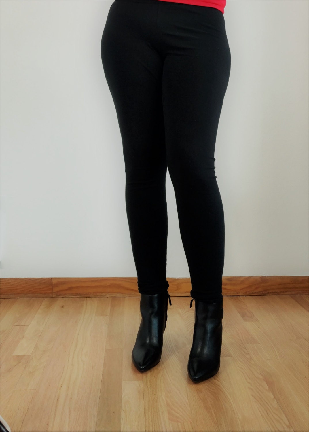 Women's extra tall leggings black extra long 37