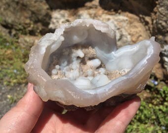 Chalcedony geode | Etsy