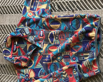 RETRO 90S "PATAGONIA" Synchilla Lightweight Snap-T Tribal fleece Jacket