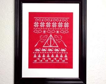 KIT, Harry Potter Cross Stitch KIT, Cross Stitch Pattern, Harry Potter Cross Stitch Pattern, Cross Stitch Harry Potter Samplers