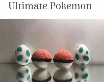 4x Ultimate Pokemon Bath Bomb Gift Set